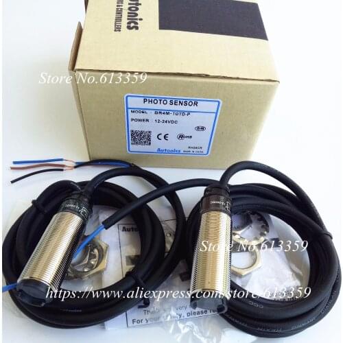 BR4M-TDTD BR4M-TDTD-P Autonics Through Beam Photoelectric Switch Sensor New Good Quality M18 12-24 VDC