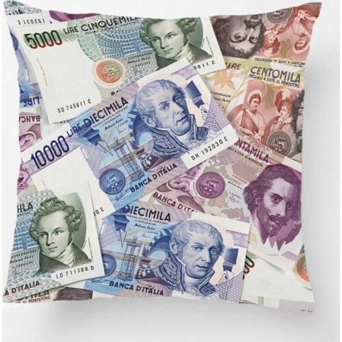 Money Printing Throw Pillowcase Decorative Pillowcases Novelty Cushion Covers Perfect Gift By Lvsure For Car Sofa Seat