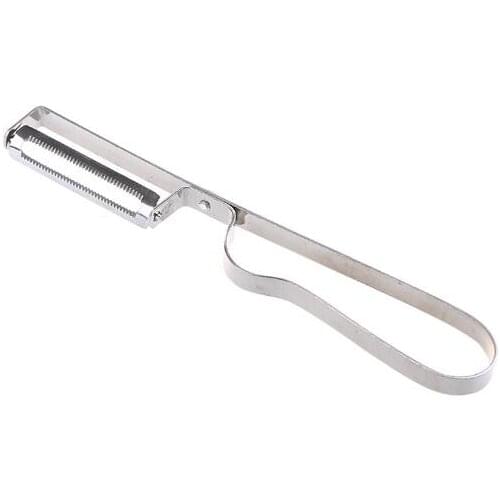 Hot Sell Stainless steel fruit peeler fruit and vegetable potato planing knife serrated scraper kitchen tool