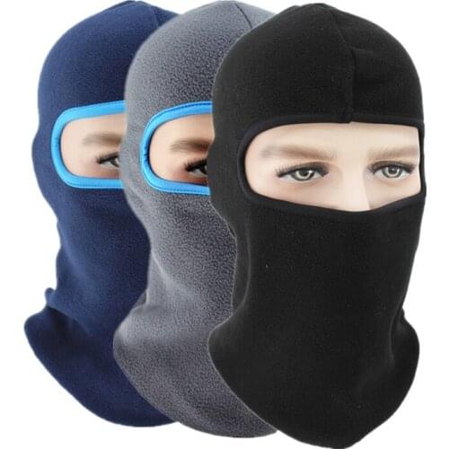 Outdoor Balaclava Cycling Polar Fleece Mens Scarf Ski Bandana Motorcycle Windproof Warm Military Protect Face Mask Hood Women