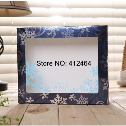 Custom Logo Gift Box Folding Packing Full Color Print with Clear Window ---PX10963