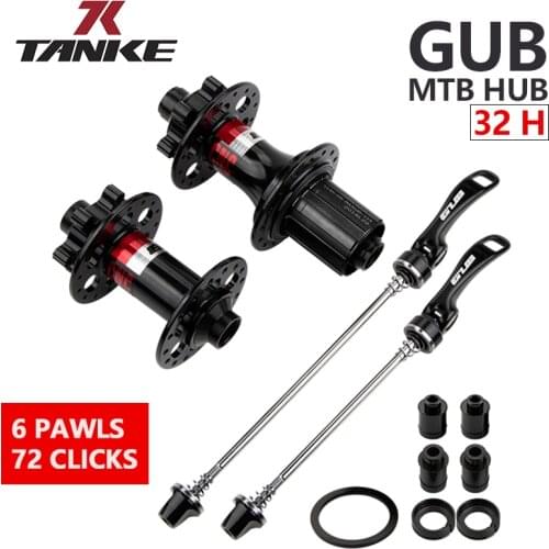 TANKE GUB MTB bike HUB 32 holes 4 Palin seal bearing 8-11 speed cassette 72 Ring/clicks mountain bicycle parts disk brake Hub 13