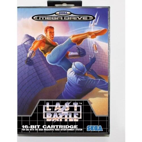 Last battle 16 bit SEGA MD Game Card With Retail Box For Sega Mega Drive For Genesis