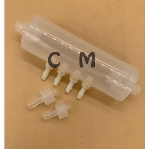 For epson XP600 4720 5113 printhead White Ink Circulation Splitter diverter Ink Circulation Buffer Bottle filter