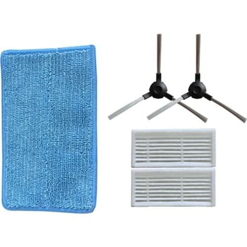 Robot Side Brushe HEPA Filter Mop Cloth Magic Paste for RV-R300 rv r300 Robot Vacuum Cleaner Accessories