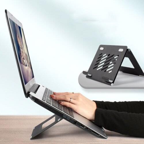 Universal Portable Laptop Stand Aluminium Foldable Tablet Notebook Bracket Holder For Macbook Pro Computer Support Cooling Stand