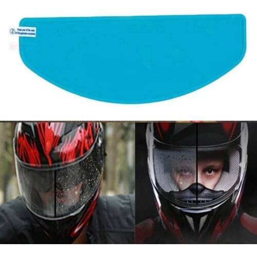 Universal Helmet Anti-fog and Rainproof Film Clear Rainproof and Anti-fog Film Lens Sticker for Electric Motorcycle Helmet