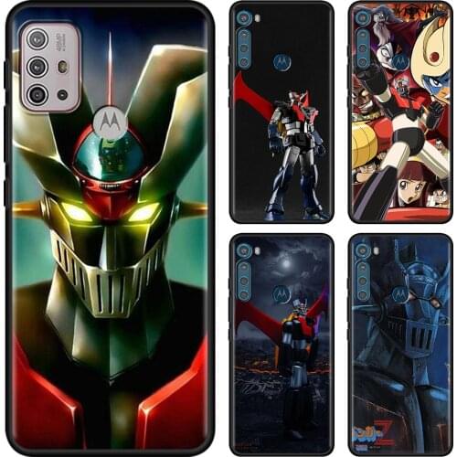 Japan Manga Mazinger-Z Phone Case for MOTOROLA G30 G10 G9 G8 G Edge Play Plus Power Lite Stylus 2021 Black Guscio TPU Shell