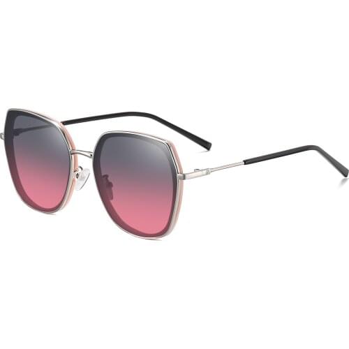 Female Sunglasses Brand Design Oversize Frame Anti-UV Sunglasses Fashion Polarized Sunglasses Travel Eyewear Driving Sun Glasses