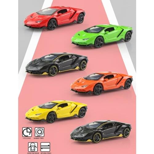 1/32 Alloy Model Boys' Toy LP770-4 Super Sports MINIAUTO Simulation Exquisite Diecasts Toy Vehicles Christmas Gifts For Children
