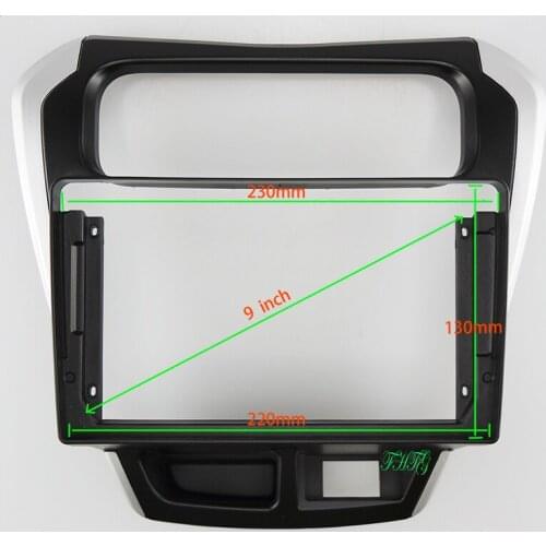 9 INCH Car Audio Frame GPS Navigation Fascia Panel Car dvd Plastic Frame Fascia is suitable for ALTO 800 2014