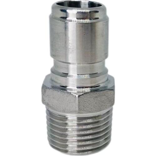 304 SS Male Quick Disconnect Set, Homebrew Fitting, 1/2"NPT , Homebrewing