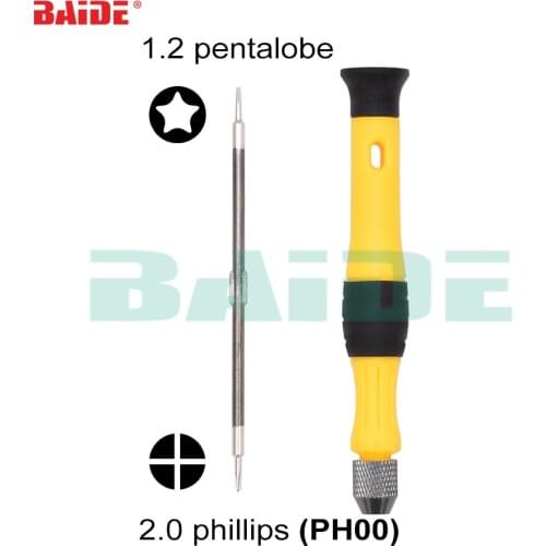 Double Head 2 in 1 Combination Screwdriver 1.5 Phillips PH00 PH000 0.6Y 0.8 1.2 Pentalobe Screw drver for iPhone XS iPad