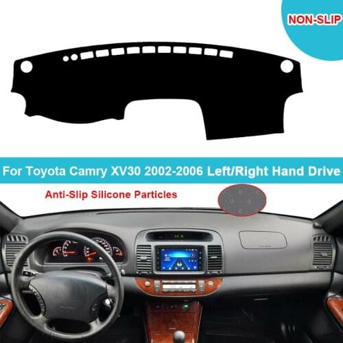 Flannel Suede Polyester Car Dashboard Cover Dash Mat For Toyota Camry XV30 2002-2006 Dashmat Carpet Cape Rug Protector