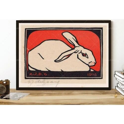 Julie de graag Art Printable art and collectibles Vintage poster wall art Minimalist prints Home Furnishing Mid-century wall dec