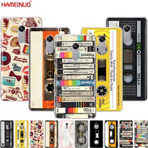 HAMEINUO RETRO CLASSIC CASSETTE Unique Design Cover phone Case for Xiaomi redmi 5 4 1 1s 2 3 3s pro PLUS redmi note 4 4X 4A 5A