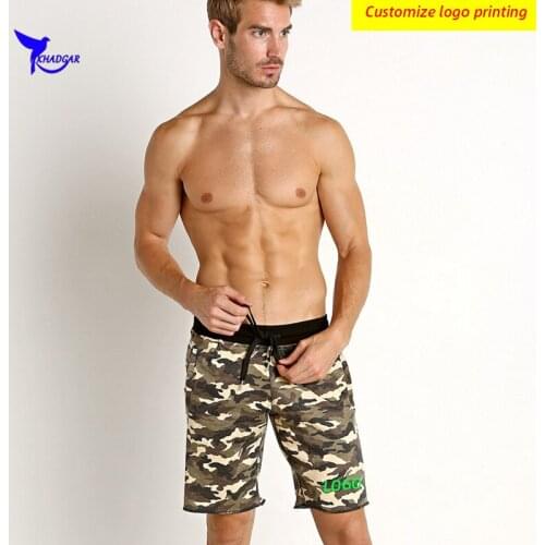 2021 Summer Quick Dry Running Shorts with Pocket Men Breathable Camouflage Short Pants Gym Fitness Jogging Bottoms Custom Print