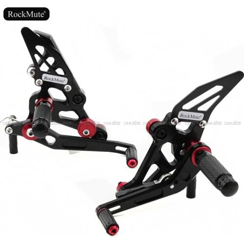 Motorcycle Rearsets For Yamaha MT-07 MT07 FZ-07 2018 2019 2020 Adjustable Footrest Foot Pegs Brake Pedal Shift Lever Rear Set