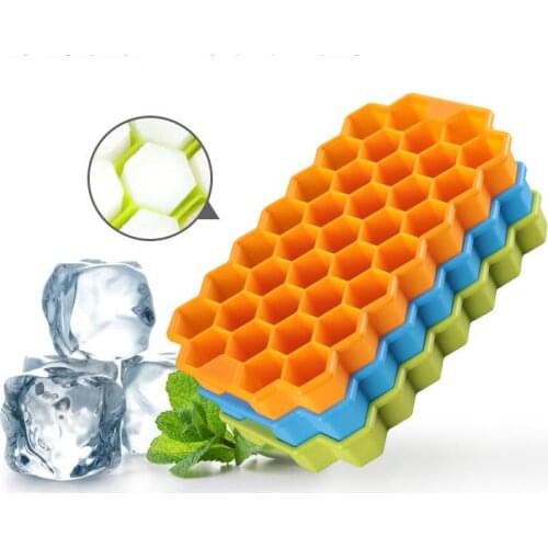 Multi-Style Silicone Ice Ball Cube Tray Freeze Mould Ice Cube Tray Ice-making Box honeycomb Mold For Bar Party Tools
