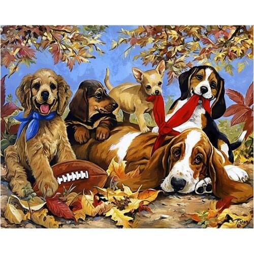 Paint By Numbers For Adults,DIY Oil Painting Pigment Kit,Paint By Number Kits With Paint Brushes Drawing For Beginner