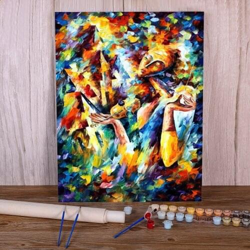 Sweet Dreams Paint By Numbers Package Oil Paints 50*70 Painting On Canvas Home Decor For Children For Drawing Wholesale