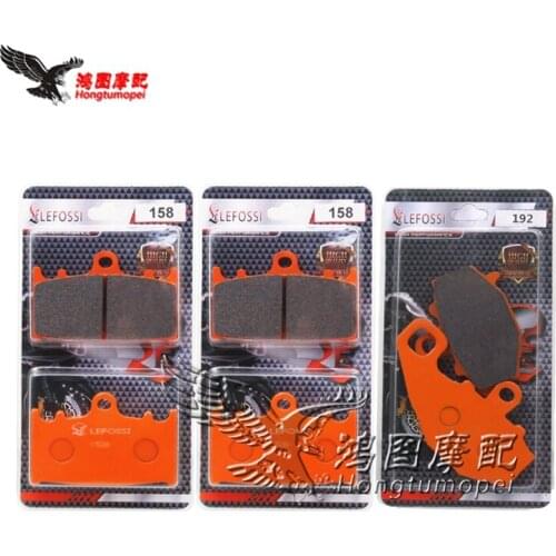 Motorcycle Front Rear brake Pads For Kawasaki ZR400 ZR 400 Zephyr 1997-2001 ZZR400 ZZR 400 ZX400 ZZR600 ZZR 600 ZX600 1993-2007