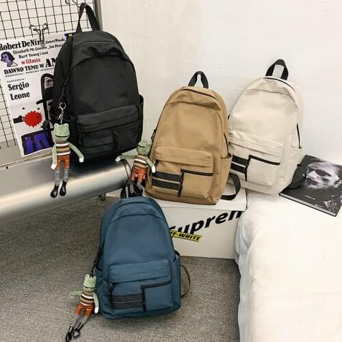 Trend Backpack Unisex Laptop School Bag Waterproof Nylon Casual Travel Back pack College Student Bag
