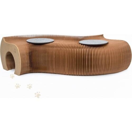 Cat tunnel Folding Paper Stool Chair Storage Scaling Couch Bench Bedroom Portable Stool Space Saving Furniture Upholstered Bench