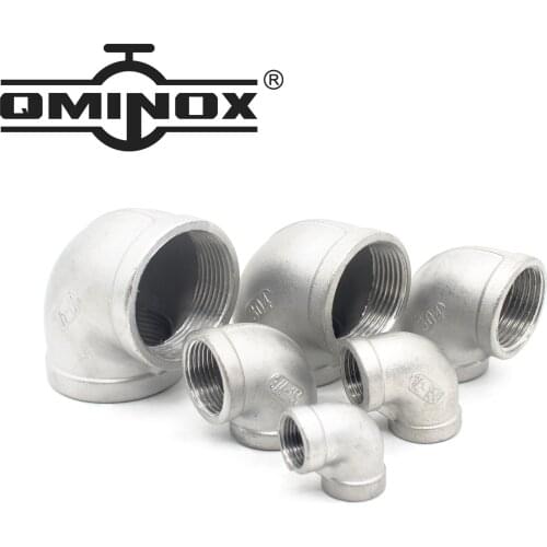1/4"3/8" 1/2" 3/4"1" 1-1/2" Elbow 90 Degree Angled SS304 Female* Female Threaded Pipe Fittings Elbow Threaded connection Adapter