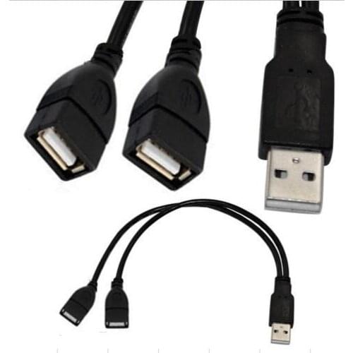 USB2.0 line USB one point two line USB2.0 AM/2*AF USB one centimeter two busbar