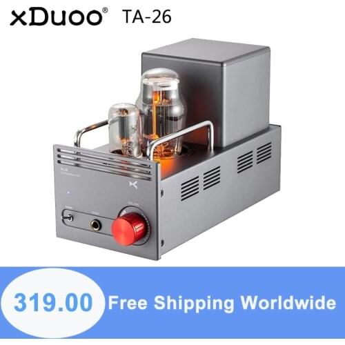 XDUOO TA-26 Headphone Amplifier High Performance Tube Amplifier Adopt 6N8P 6N5P Tube AMP