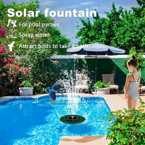 Solar Water Pond Fountain Lotus Leaf Solar Fountain Pump Floating for Bird Bath Pond Aquarium Pond Garden Decor