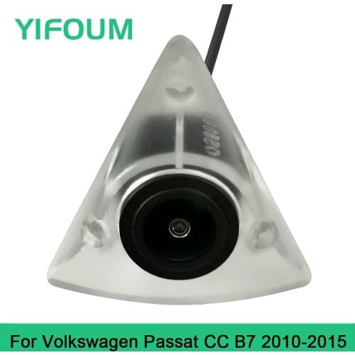 YIFOUM HD CCD Car Front View Parking Night Vision Positive Waterproof Logo Camera For Volkswagen VW Passat CC B7 2010-2015