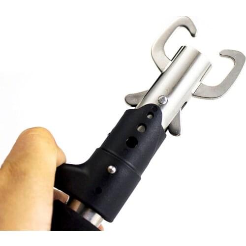 1pc, 21.8cm Portable Stainless Steel Fish Lip Grip Grabber Fish Gripper Fishing Gadgets, Accessories Tools, Free shipping