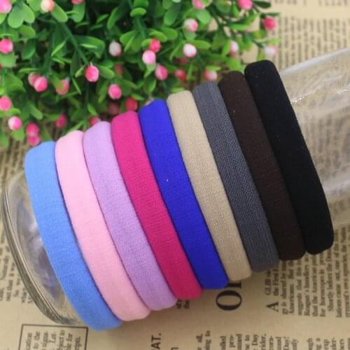 10pcs/lot 6CM Candy Colored Hair Holders High Quality Rubber Bands Hair Elastics Accessories Girl Women Tie Gum (Mix Colors)