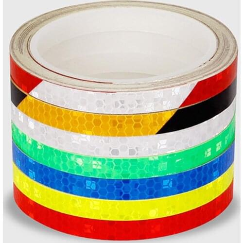 8m Car Stickers Reflective Decoration Tapes Motorcycle Bike Body Rim Wheel Strip DIY Supply