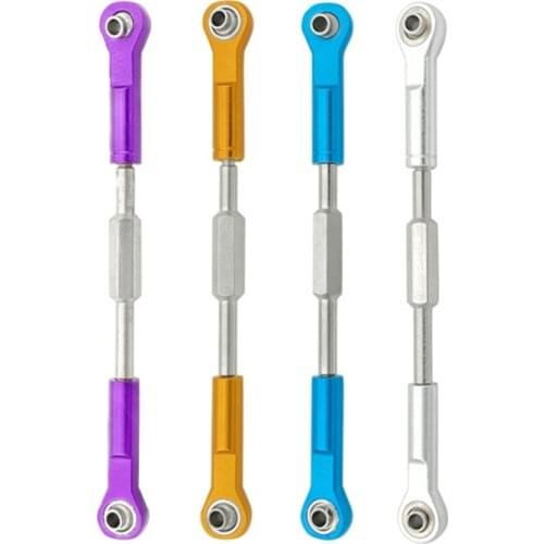 2Pcs HSP 860015(60034) Aluminum Linkages Upgrade Parts for 1/8 Nitro Off Road Monster Truck RC Model Car Blue RC Car CNC 94762