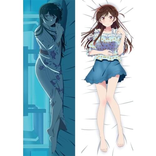 Rent-a-Girlfriend Anime Girl Long Pillowslip Chizuru Mizuhara Body Pillow Case Kanojo, Okarishimasu Dakimakura Cover