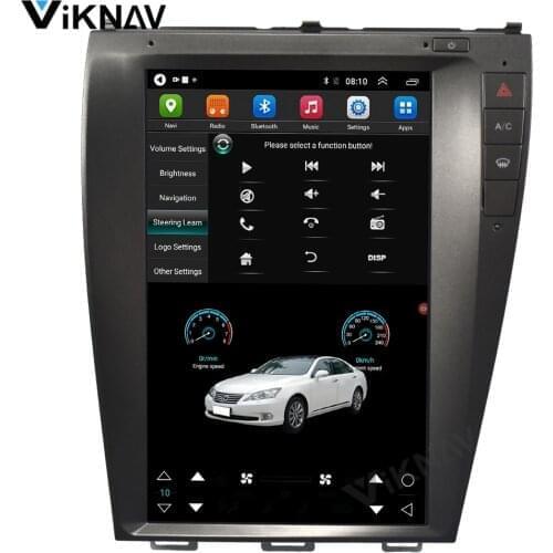 Viknav Tesla style Android Car GPS Navigation Radio For-Lexus ES ES240 ES350 2006-2008 Multimedia player 12.1 inch