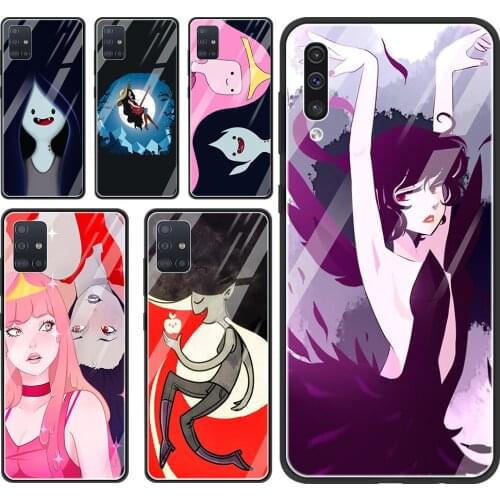 Phone Case For Samsung A70 A50 A40 A30 A20 A10 Shell Cover Caso Glass Fundas Super Smartphone Adventure Time Marceline Vampire