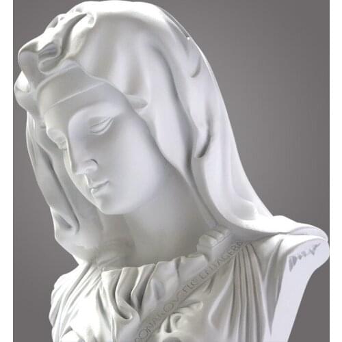 Virgin Mary Resin Crafts Sculpture Decoration Catholic Church Furnishings Home Living Company Meeting Room Ornaments