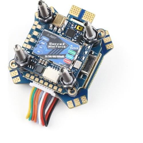IFlight SucceX-D Mini F7 TwinG Stack with SucceX-D Mini F7 TwinG V2 FC/SucceX Mini 55A 2-6S 4-in-1 ESC for HD FPV system