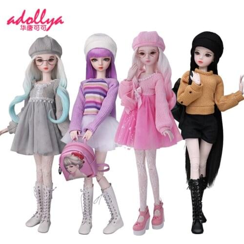 Adollya 1/3 BJD Doll Clothes For Dolls Humanoid Doll Accessories Kawaii Toys Handmade DIY Doll Accessories Toys for Girls Gifts