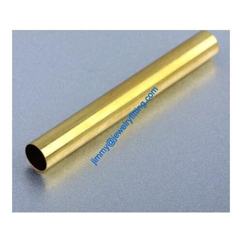 Brass Tube Conntctors Tubes jewelry findings 6*50mm ship free 1000pcs copper tube Spacer beads