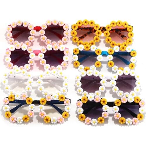 2021 Summer Little Boys Girls Outwear, Toddlers Sweet Style Daisy Frame Outdoor Ultraviolet-proof Casual Headwear