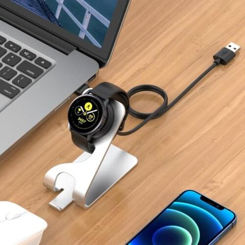 R500 Second Generation Metal Charger For Samsung Galaxy Watch 3/active2/active Charging Dock Base Wearable Smart Accessorie