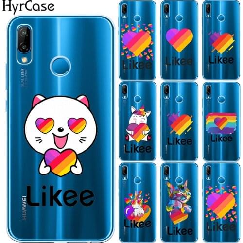 Likee Funny Cat Bear Love Heart Soft Case Cover For Huawei P30 P40 Lite E P20 Lite Pro Mate 20 Mate 30 Lite Pro Silicone Capa