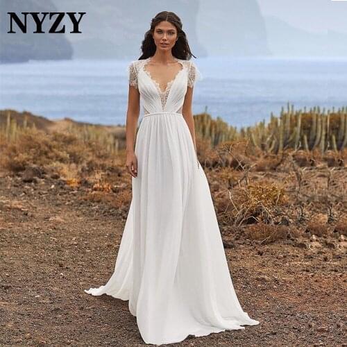 NYZY Beach Wedding Dresses