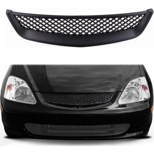 Grille Professional Direct Replacement Black Grid Design Front Kidney Grill for Honda Civic 2001-2003
