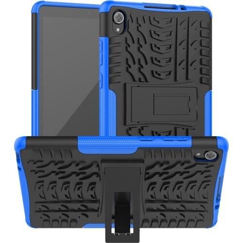 Rugged Shockproof TPU Bumper Coque Tablet Cover for Lenovo TabM8 Tab M8 8.0" TB 8705F 8705N 2020 Case PC Stand Shell Fundas